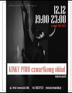 CZWARTEK - OBIADY CZWARTKOWE - KINKY PIWO!! vol.1 1