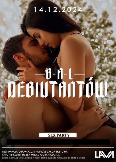 BAL DEBIUTANTÓW SEX PARTY - LavaClub
