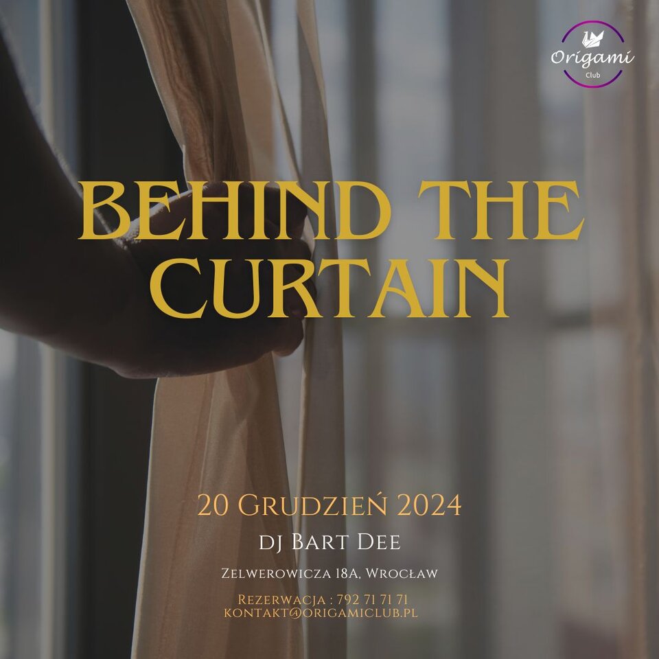 20.12 Behind the Curtain - Origamiclub