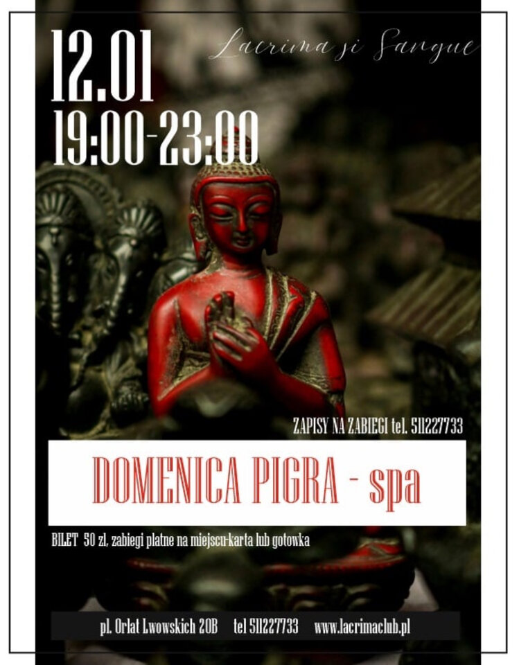 12 STYCZNIA - NIEDZIELA - LaCrimadiSangue