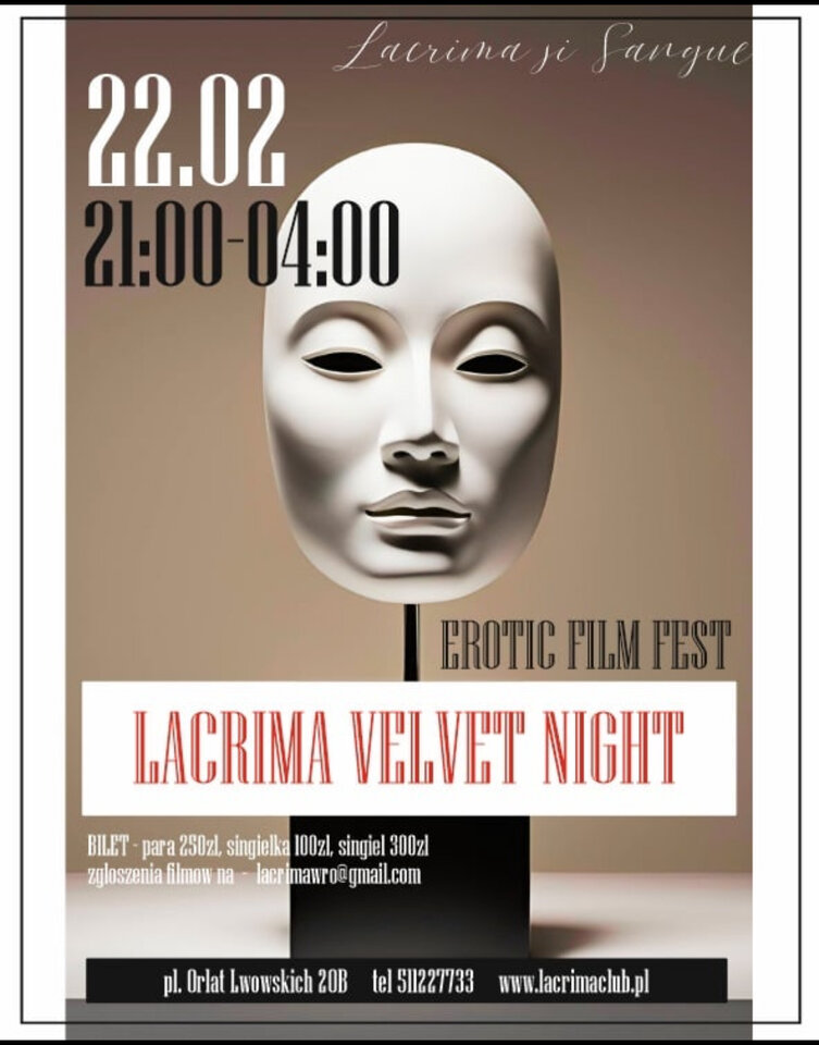 LACRIMA VELVET NIGHT - 22 LUTY 2025R - LaCrimadiSangue