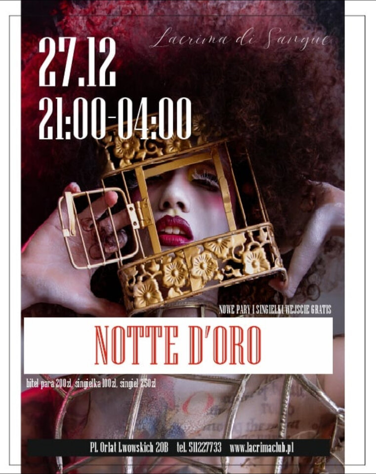 NOTTE D'ORO - 17.12 - LaCrimadiSangue