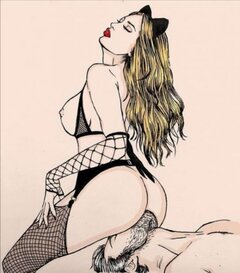 Taką formę siadania na twarzy najbardziej lubię :)