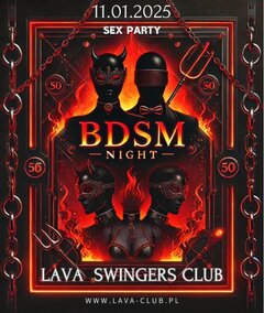 11.01.2025 r. – Sobota - SOBOTA – BDSM NIGHT – SEX PARTY