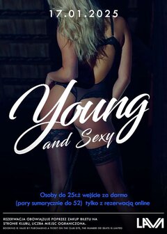 17.01.2025 r. - YOUNG & SEXY - SEX PARTY - PROMOCJA!