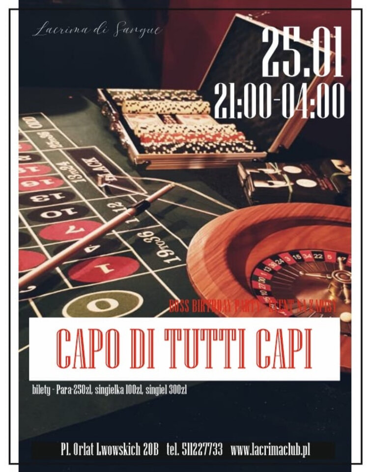 SOBOTA – CAPO DI TUTTI CAPI - LaCrimadiSangue