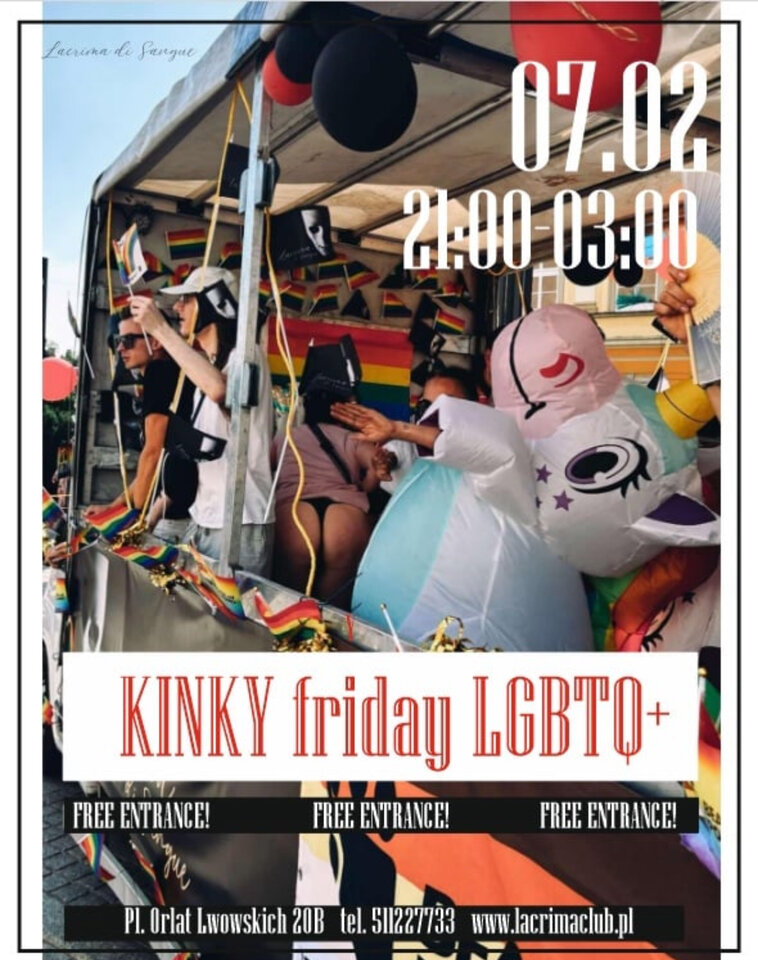 FREE KINKY FRIDAY - LGBTQ+ - LaCrimadiSangue