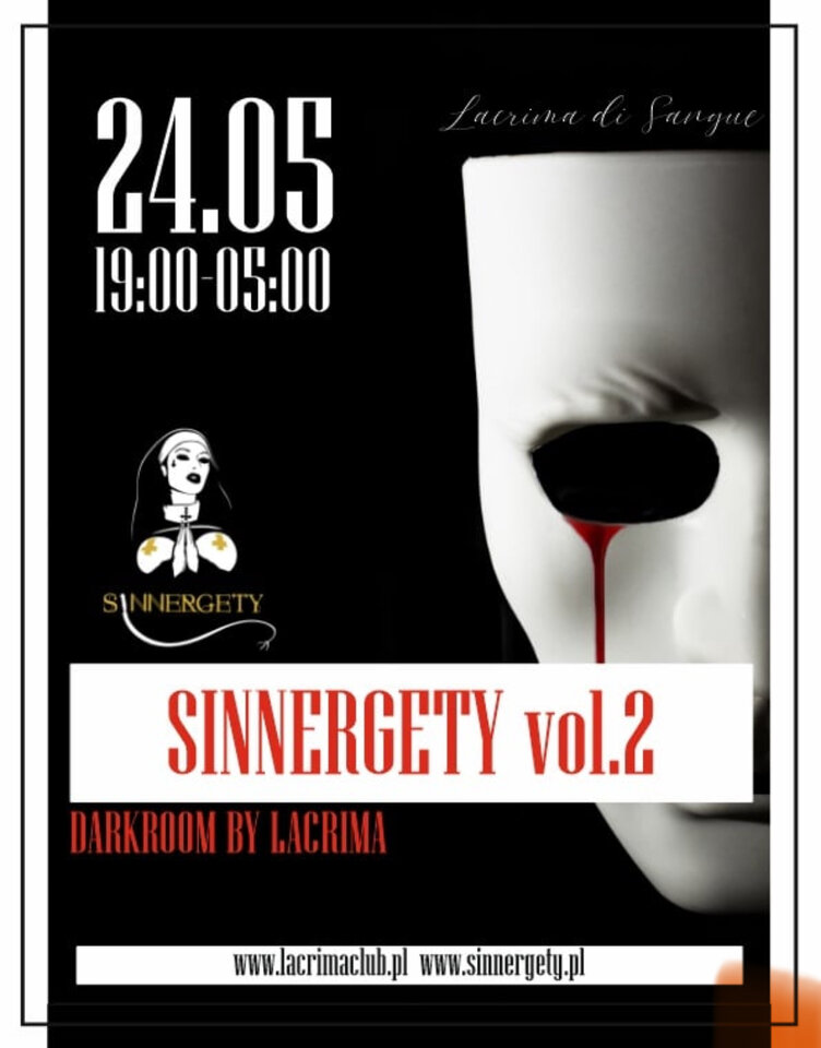 SINNERGETY vol.2 -  24 MAJA - LaCrimadiSangue