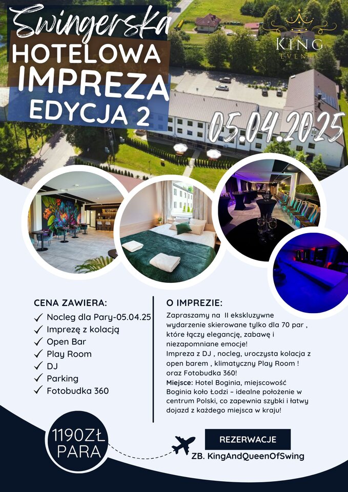 IMPREZA HOTELOWA VOL 2 -  04-06.04.2025 - KingAndQueenOfSwing
