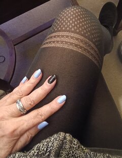 Nowe stare rajstopy i najnowsze paznokcie 😎💅