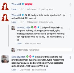 Uważajcie na profil Wercia84 jak widać ta kobieta....