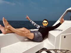 Chilling time on Speedboat 🛥️ 