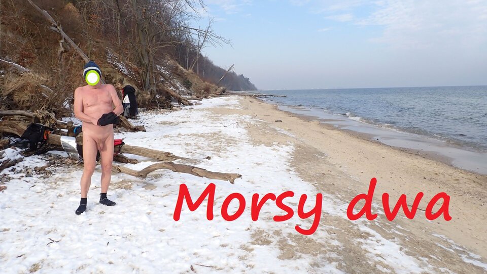 Pierwsze w tym roku wyjście kąpielowe ! - Morsy_dwa