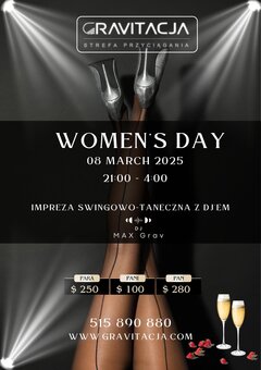 🔥 Dzień Kobiet w Klubie Gravitacja! 🔥