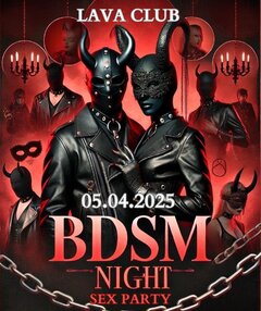 05.04.2025 r. - BDSM NIGHT SEX PARTY 20:00 - 04:00