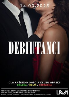14.03.2025 r. -  BAL DEBIUTANTÓW SEX PARTY 20:00 – 04:0