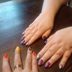 Pazury mojej małżonki i moje 💅