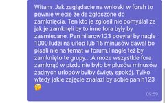 Zagłosujcie przeciw posłaniu parki  na urlop .Dziękuję
