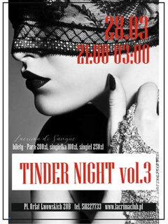TINDER NIGHT - 28 MARCA