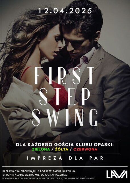 12.04.2025 r. - First step in swing - tylko dla par - LavaClub