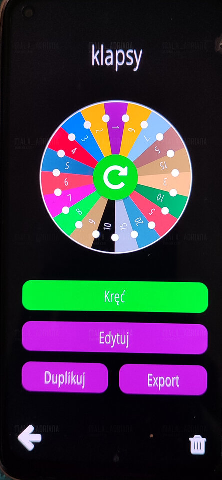 Ruletka klapsy - Mala_Adriana