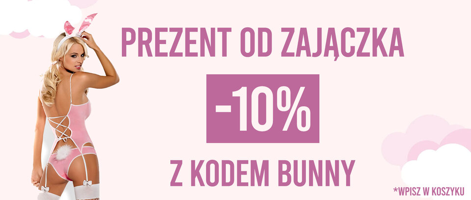 Zgarnij 10% rabatu z kodem BUNNY - SklepZbiornik