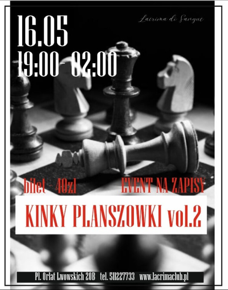 KINKY PLANSZOWKI - LaCrimadiSangue
