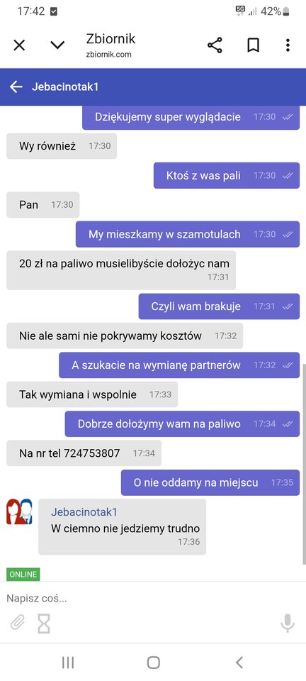 Dziś taką parę spotkaliśmy na portalu - ParaSzamotuly