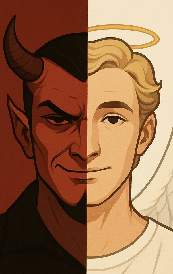 Raz diabeł raz anioł, decyzja zależy od Ciebie 👉 - 0perator