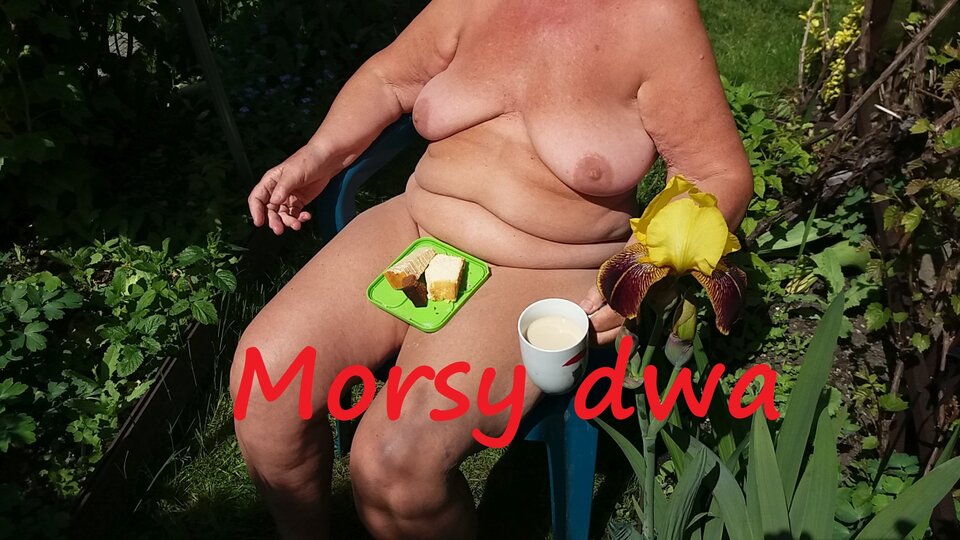 W słoneczku. Plus kawka i ciacha !!! - Morsy_dwa