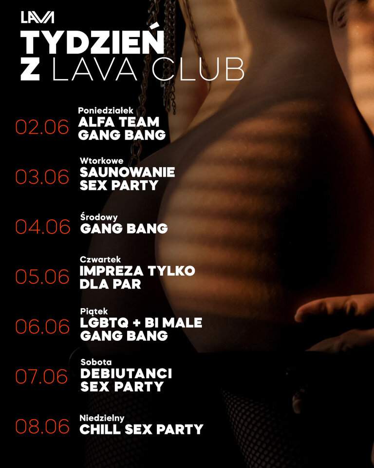 ROZKŁAD JAZDY 02.06 - 08.06.25 R. - LavaClub