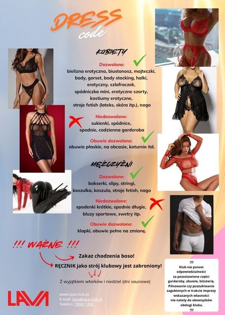 DRESS CODE - LavaClub