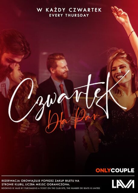 CZWARTKOWA IMPREZA DLA PAR - LavaClub