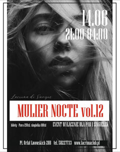 SOBOTA 14 CZERWCA - MULIER NOCTE vol.12