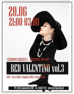 PIĄTEK 20 CZERWCA - RED VALENTINO
