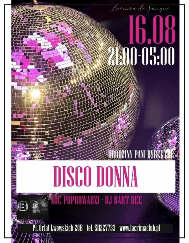 DISCO DONNA 16.08 - LaCrimadiSangue