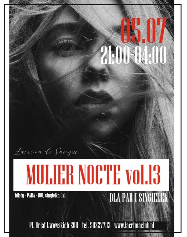 SOBOTA 5 LIPIEC MULIER NOCTE - ladybi - vol.13 - LaCrimadiSangue