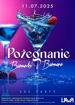 11.07.2025 r. - POŻEGNANIE BARMANA I BARMANEK SEX PARTY