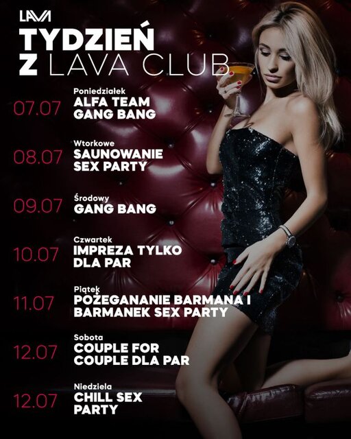 ROZKŁAD JAZDY 07.07 - 12.07.2025 r. - LavaClub