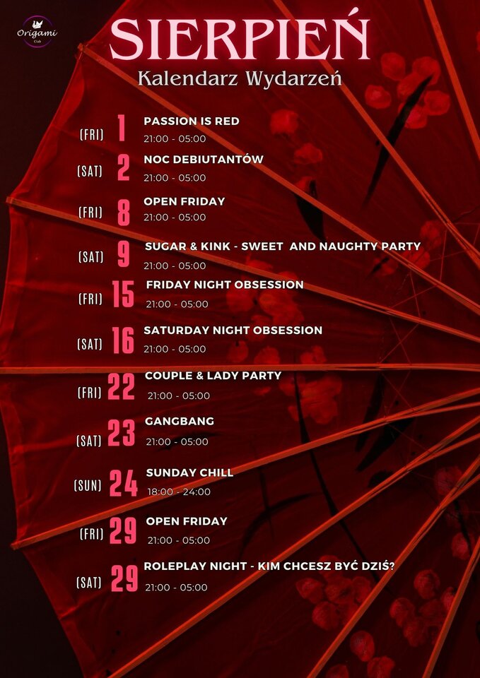 KALENDARZ WYDARZEŃ! SIERPIEŃ  2025! .jpg - Origamiclub