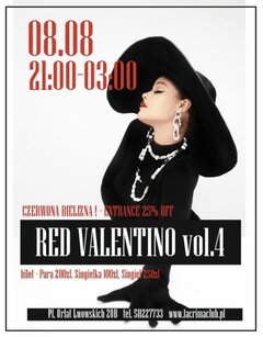 PIĄTEK 8 SIERPNIA RED VALENTINO