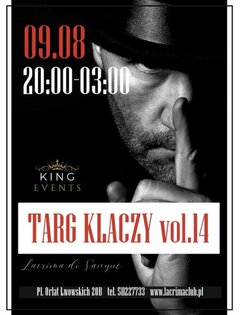 SOBOTA 9 SIERPNIA - TARG KLACZY