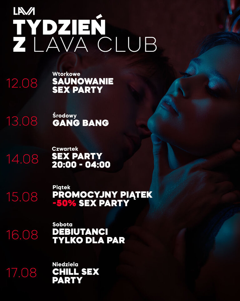 ROZKŁAD JAZDY 14.08 - 17.08.2025 R. - LavaClub