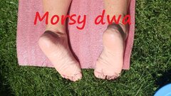 Stópki na słoneczku.