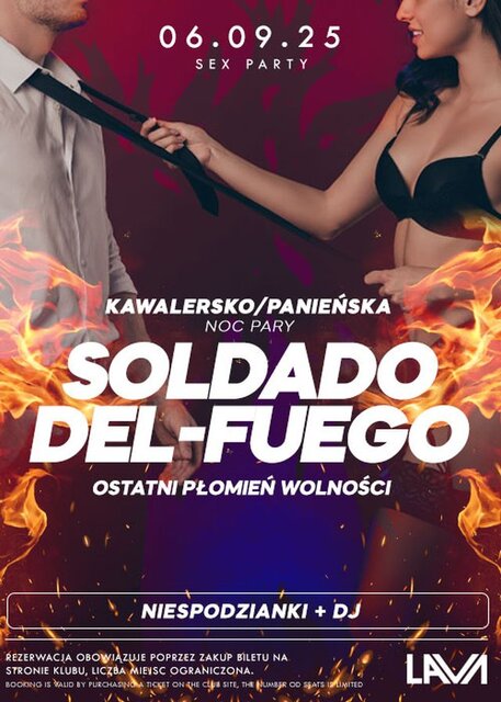 KAWALERSKO - PANIEŃSKA NOC pary SOLDADO-del FUEG - LavaClub