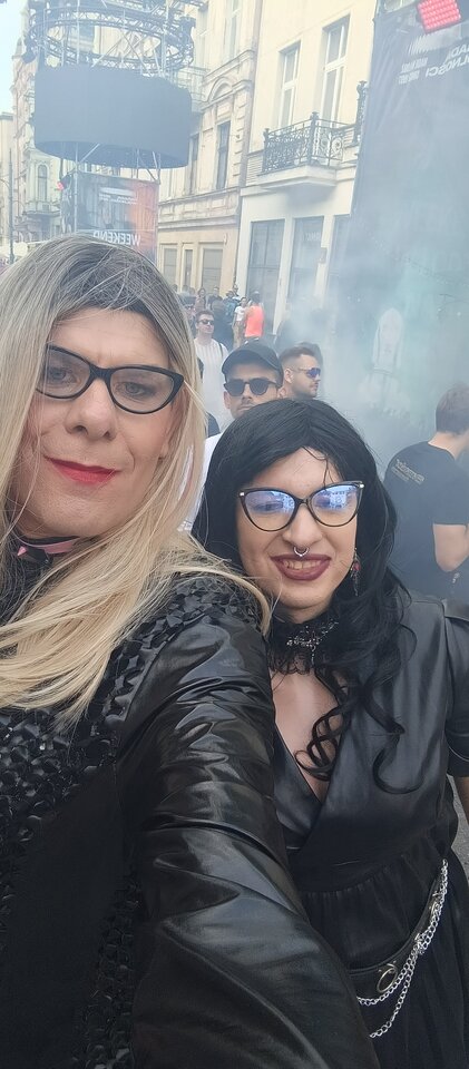 Ewa i Adrianna na paradzie wolności Łódź - EwaCros