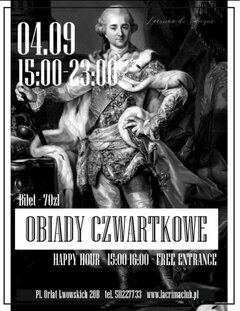 CZWARTEK 4 czerwca - OBIADY CZWARTKOWE