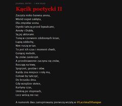 KĄCIK POETYCKI