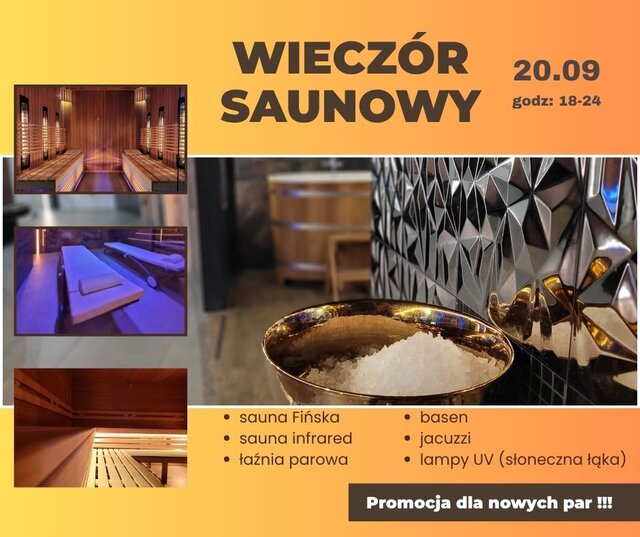 Wieczór saunowy 20.09 - VVontrupka