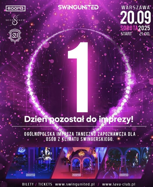 To już jutro ! Startujemy o 21:00 - SwingUnited